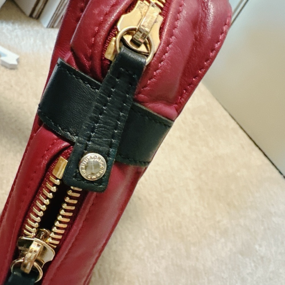 Longchamp Dark Red Leather Briefcase - Picture 6 of 10